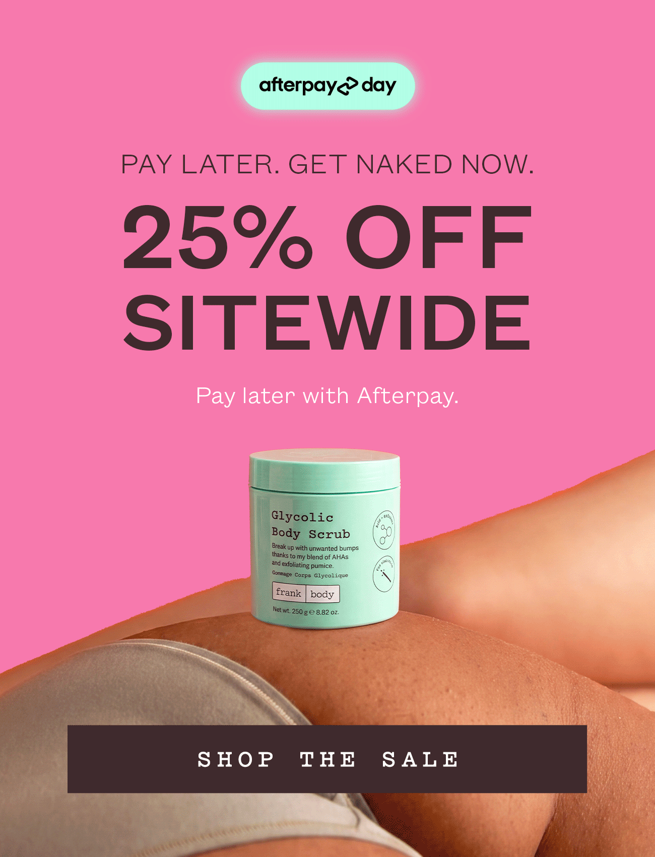 Afterpay Day. Pay later with Afterpay.