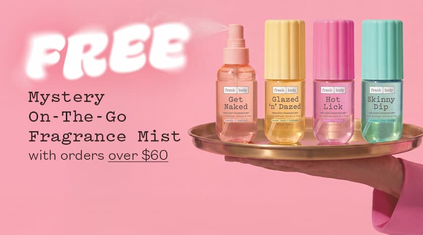 Free On-the-go Mist on orders over $60