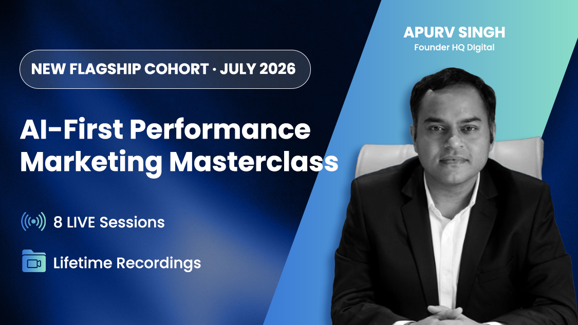 AI-First Performance Marketing, live cohort