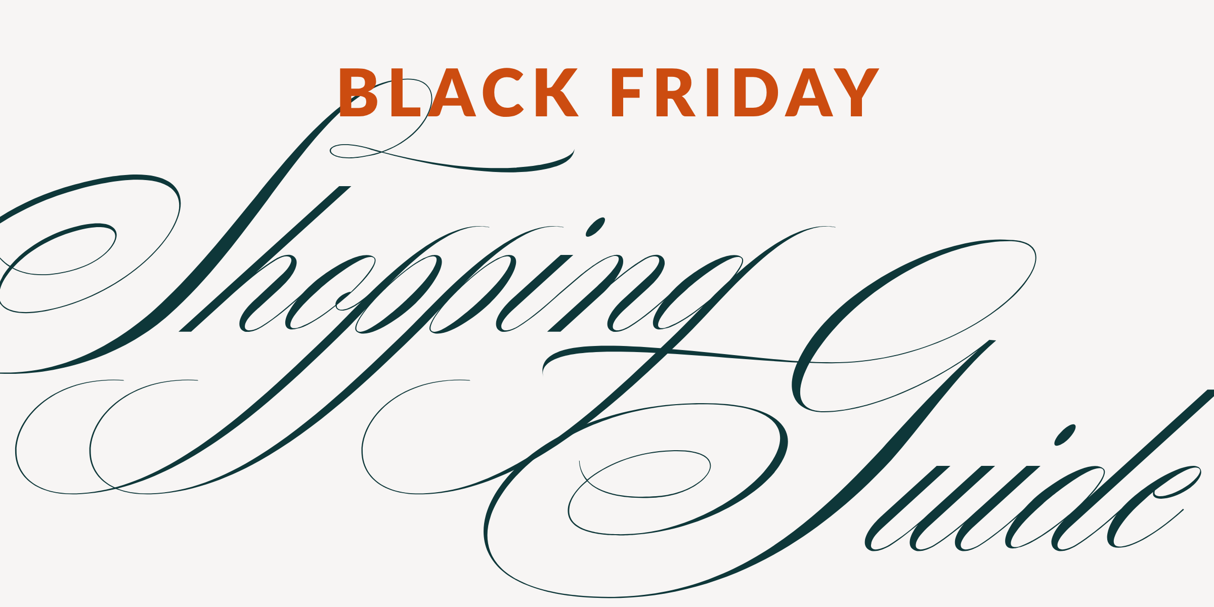 BLACK FRIDAY Shopping Guide