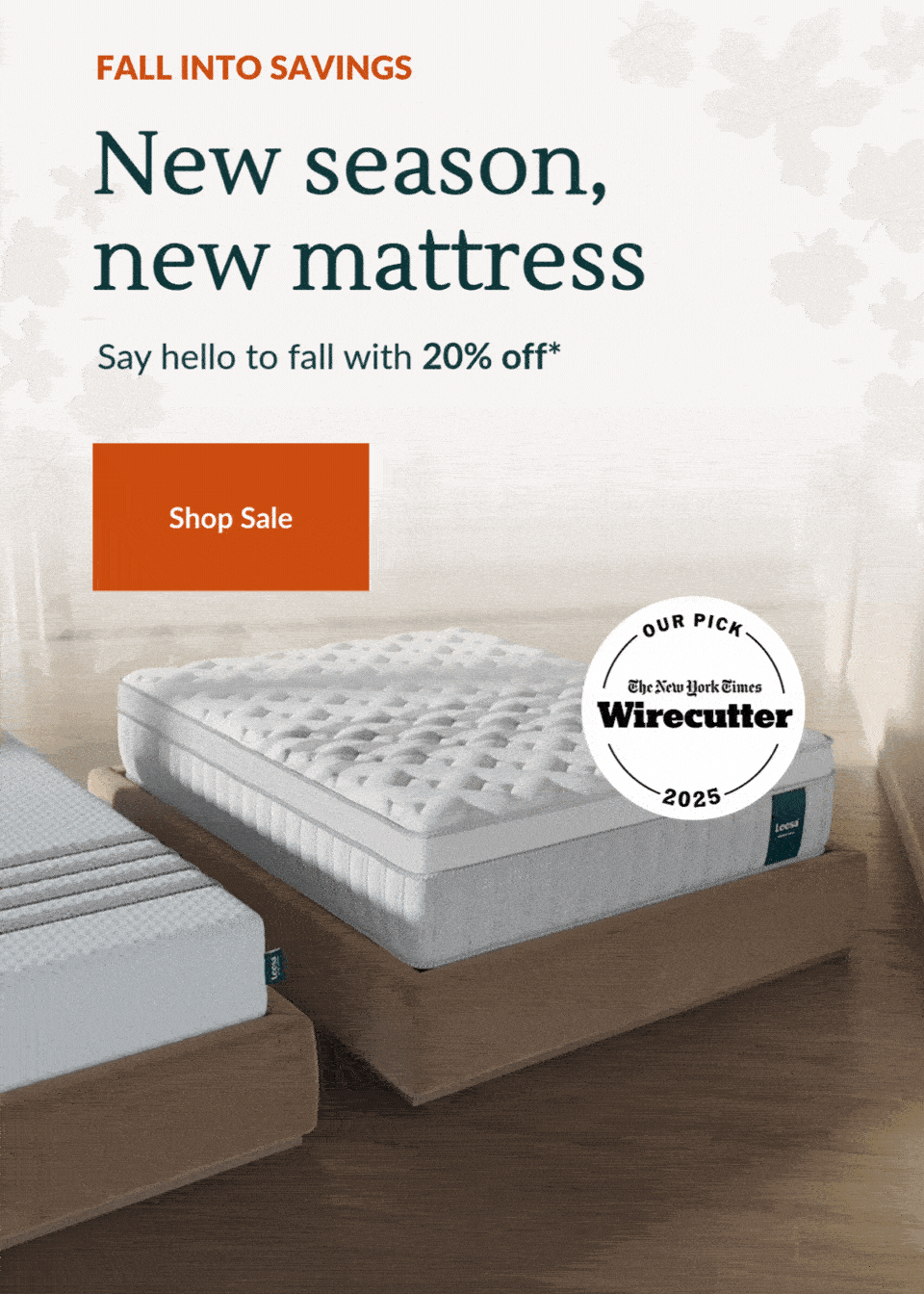 FALL INTO SAVINGS: New season, new mattress
