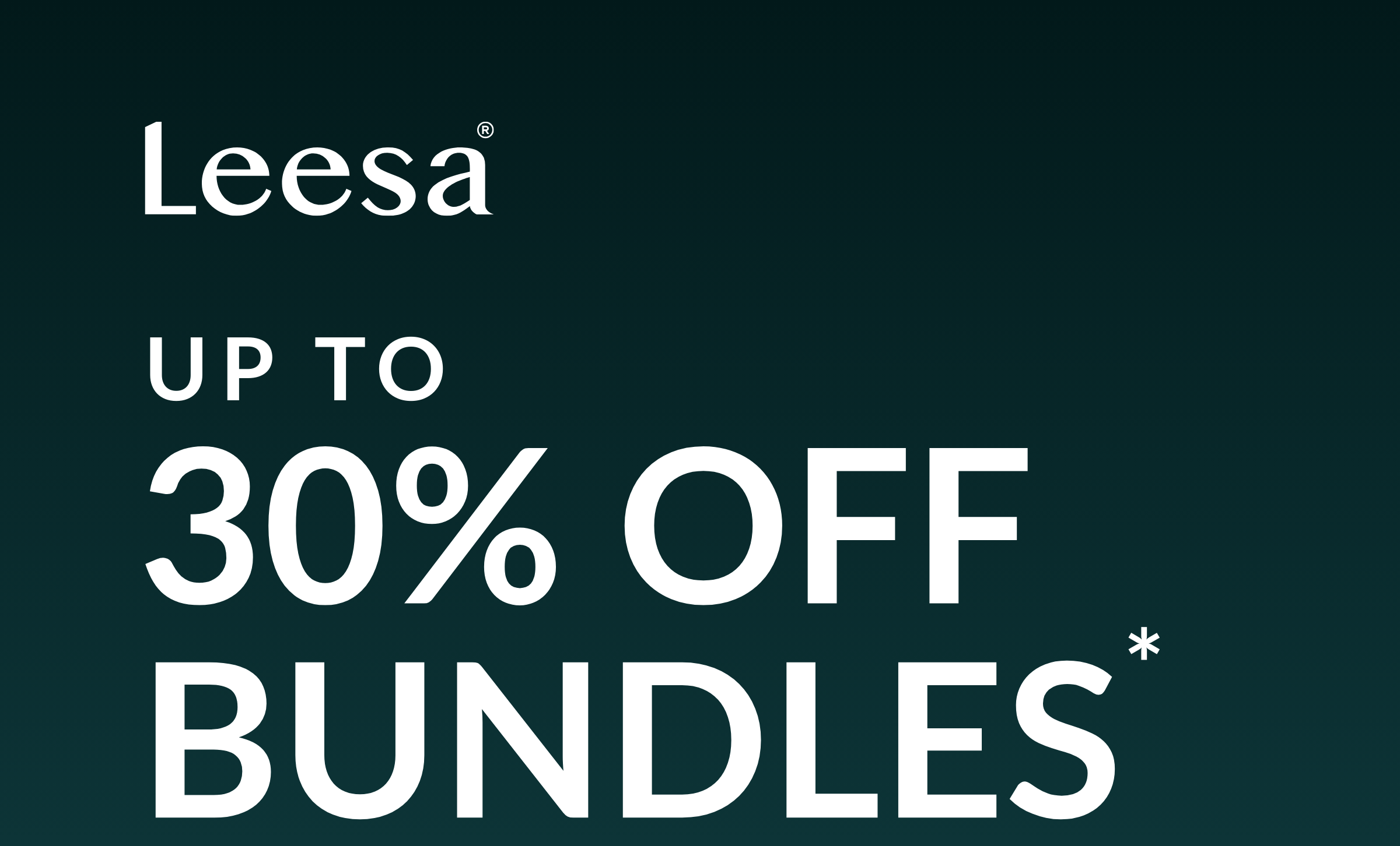 Leesa -- up to 30% OFF BUNDLES*