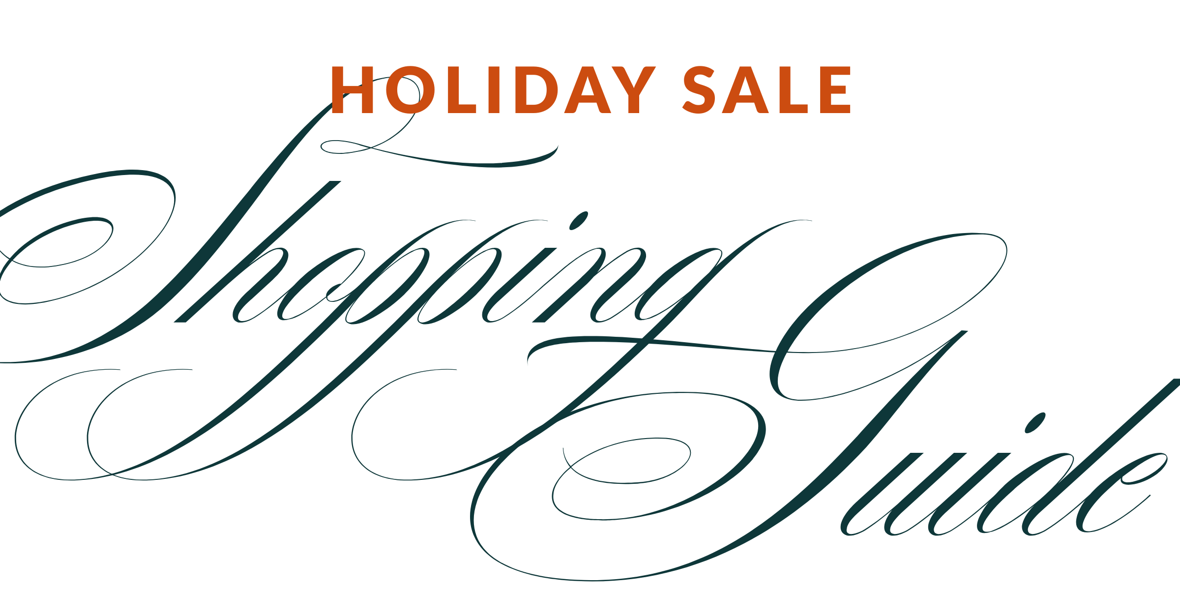 HOLIDAY SALE Shopping Guide