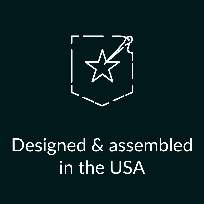 Designed & assembled in the USA