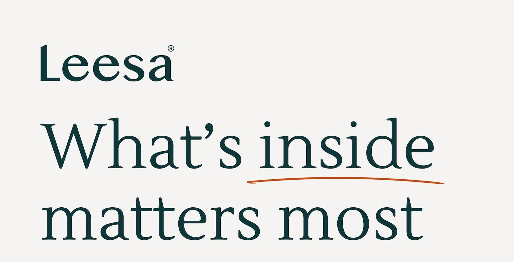 Leesa: What’s inside matters most