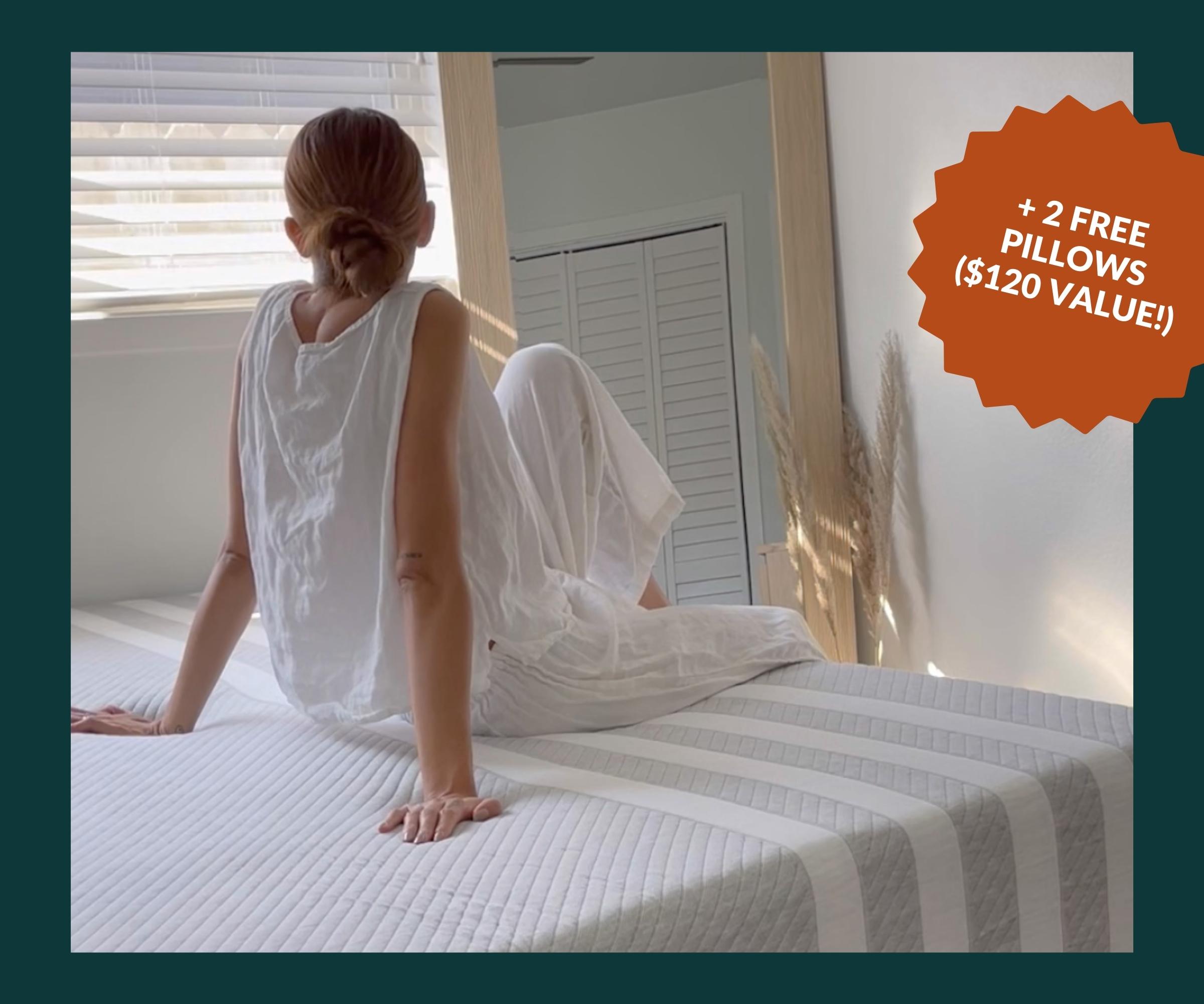$700 OFF select mattresses + 2 FREE pillows (a $120 value!)