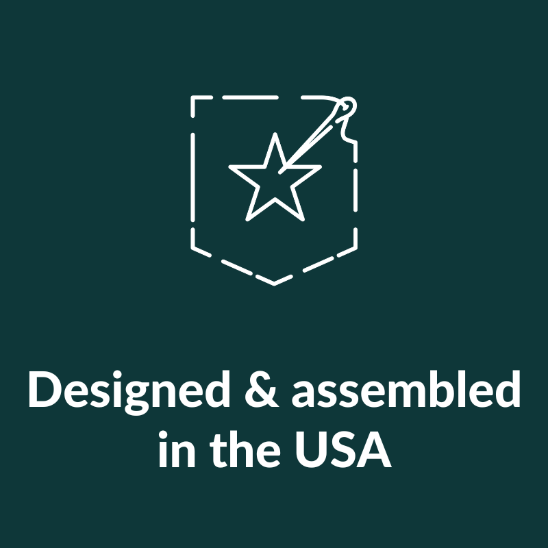 Designed & assembled in the USA