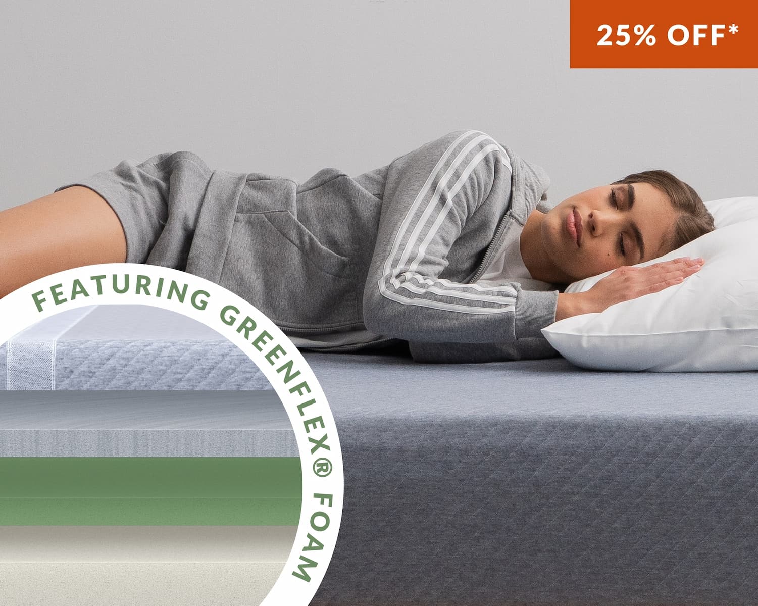 25% OFF* the Studio Mattress