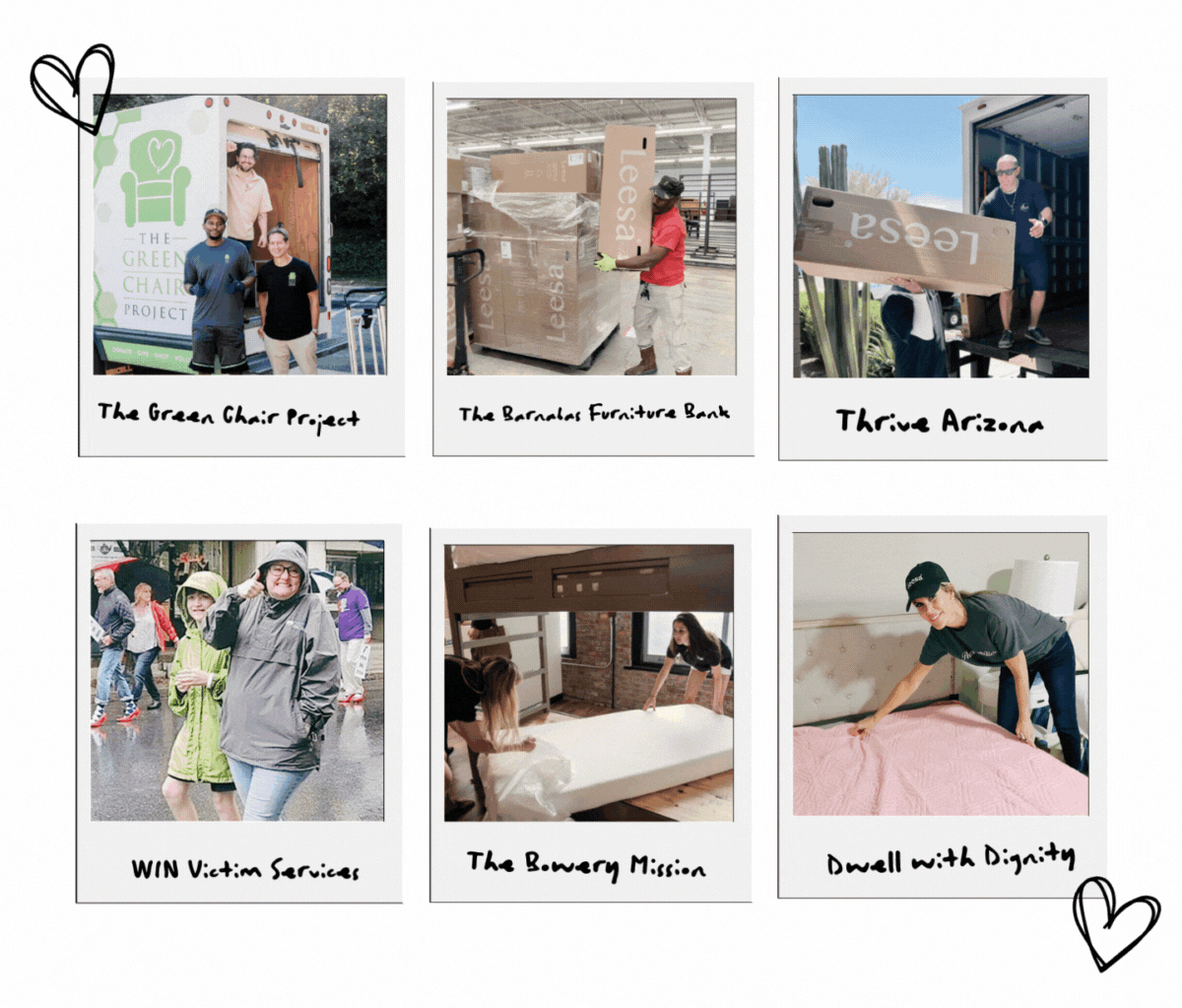 Meet our donation partners