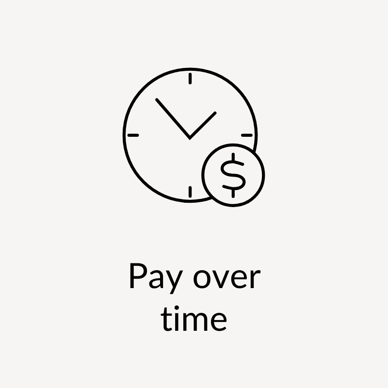 Pay over time