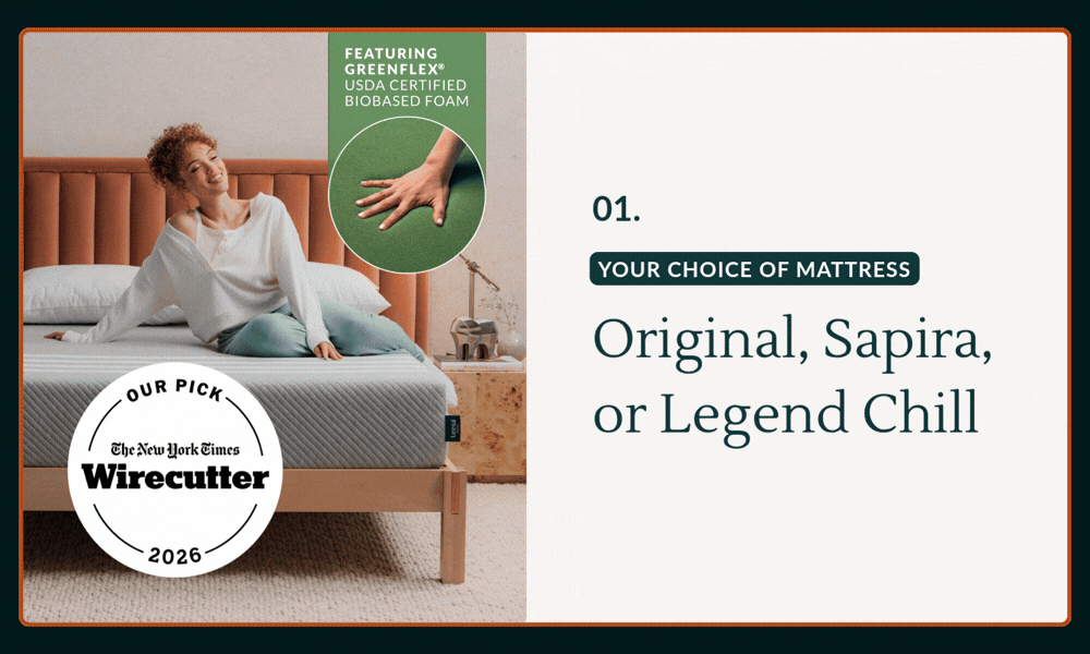 01. Your choice of mattress