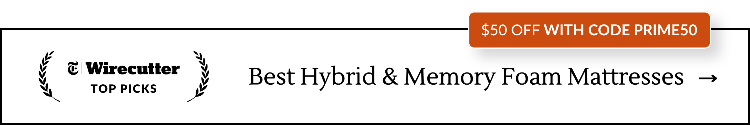Wirecutter's Best Hybrid & Memory Foam Mattresses