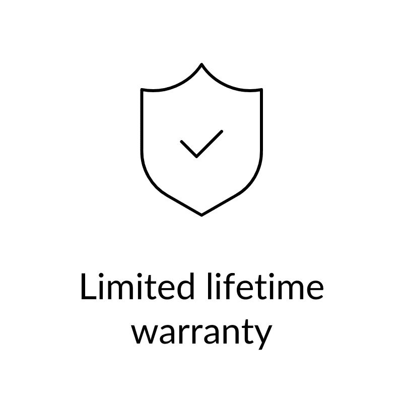Limited lifetime warranty