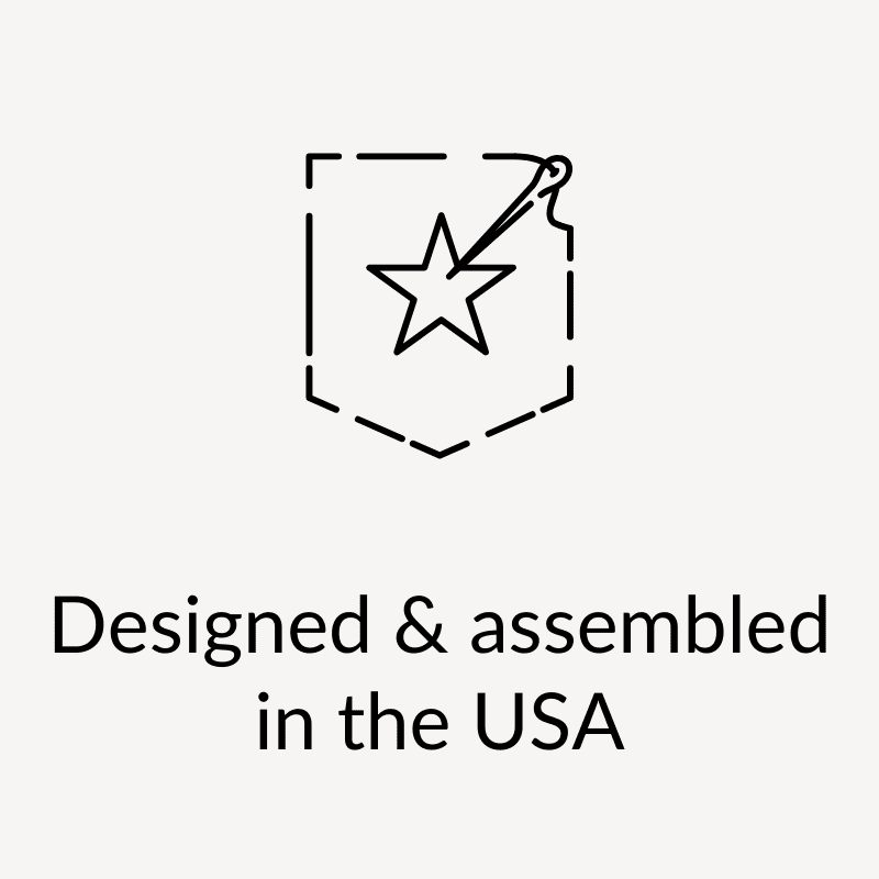 Designed & assembled in the USA