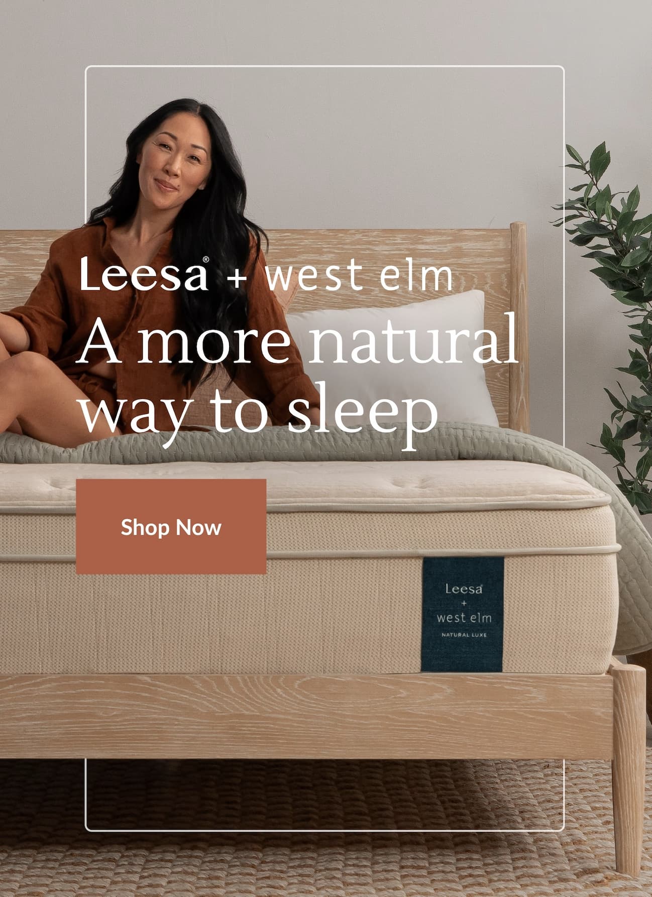 Leesa + West Elm: A more natural way to sleep