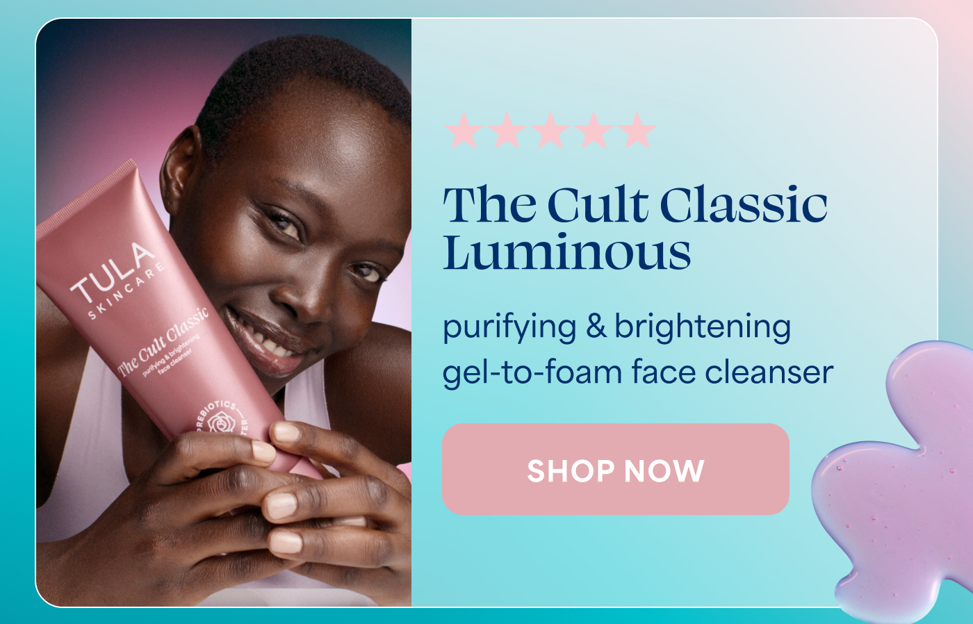 ⭐⭐⭐⭐⭐ The Cult Classic Luminous purifying & brightening gel-to-foam face cleanser -- SHOP NOW