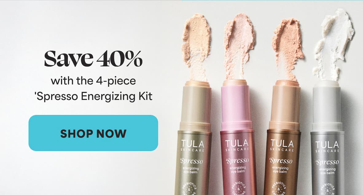 Save 40% with the 4-piece ‘Spresso Energizing Kit -- SHOP NOW