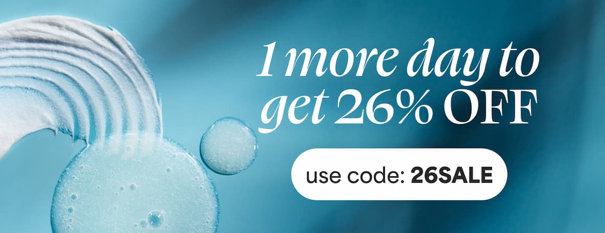 1 more day to get 26% OFF. Use code: 26SALE