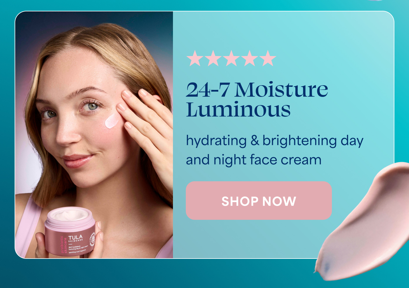 ⭐⭐⭐⭐⭐ 24-7 Moisture Luminous hydrating & brightening day and night face cream -- SHOP NOW