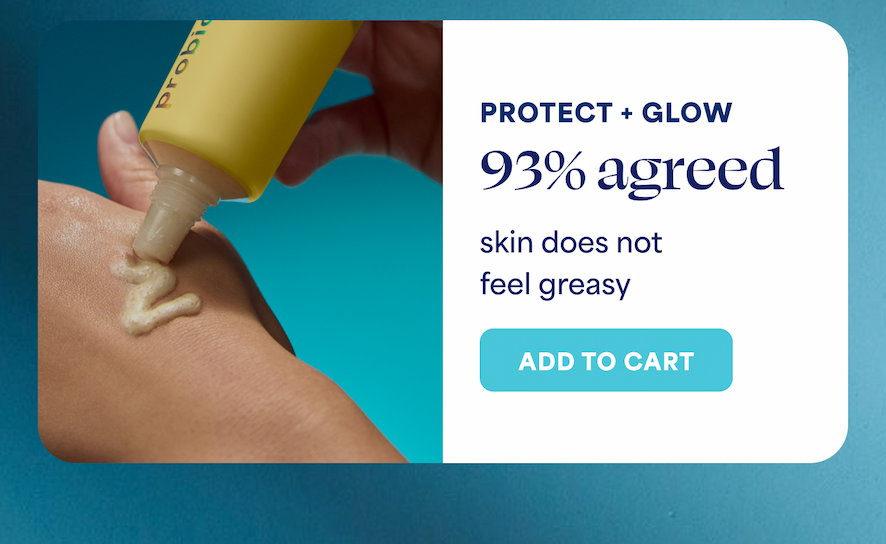 PROTECT + GLOW 93% agreed  skin does not feel greasy -- ADD TO CART