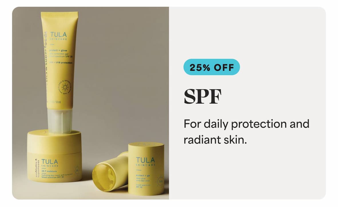 SPF For daily protection and radiant skin.