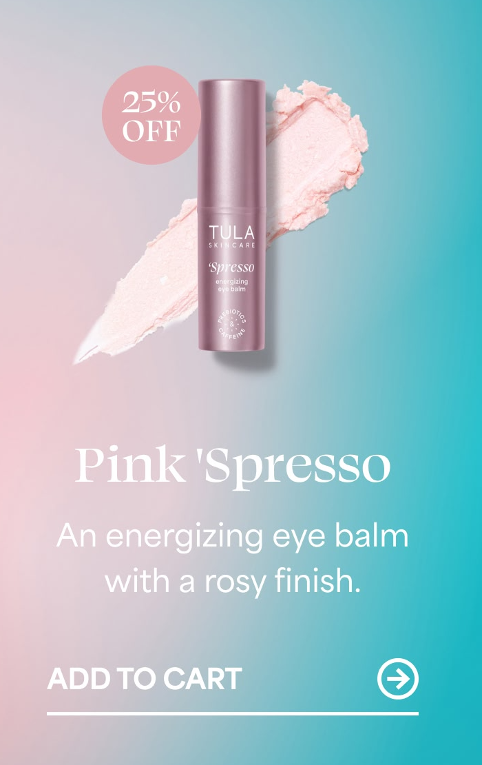 Pink Spresso An energizing eye serum with a rosy finish. ADD TO CART
