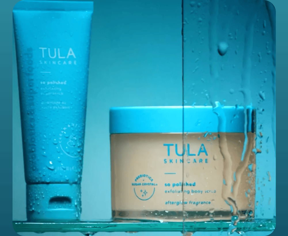 This duo gently exfoliates away the buildup that dulls your glow. Plus, they both feature a summery scent with notes of lime, papaya & vanilla for that just-left-the-beach feeling.  