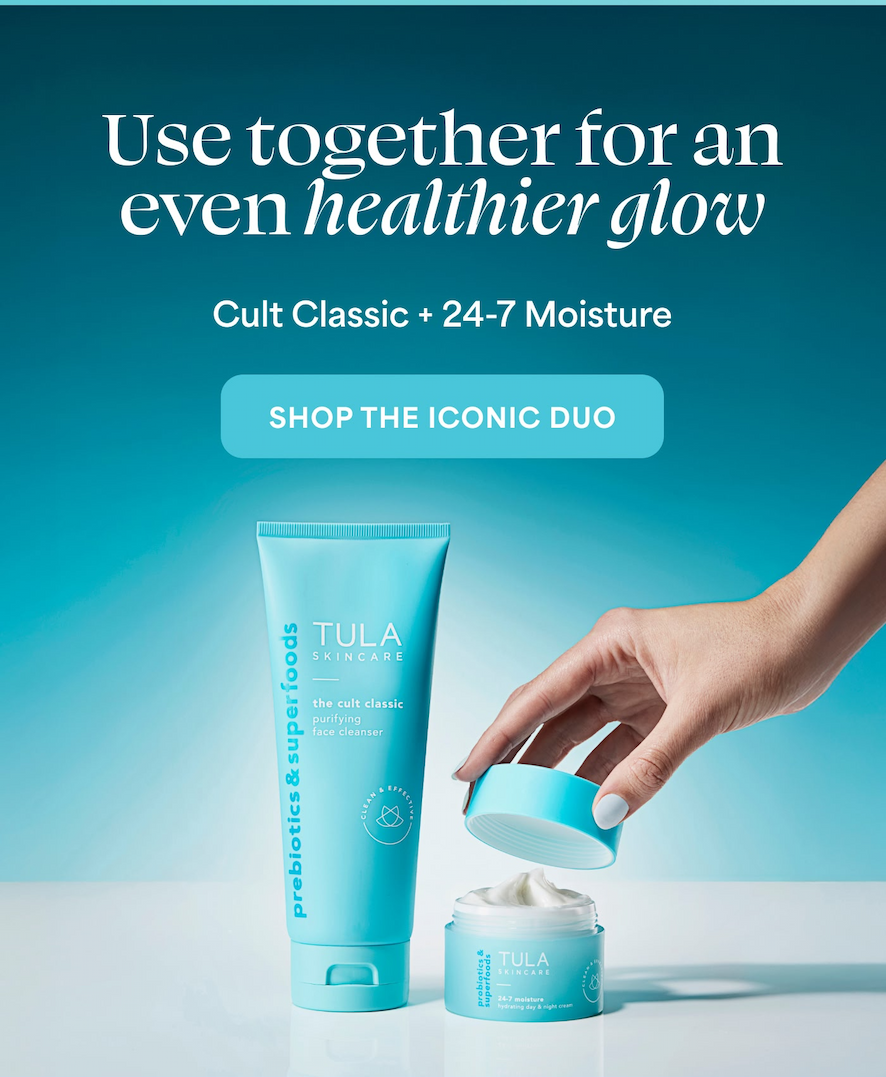 Use together for an even healthier glow  Cult Classic + 24-7 Moisture  -- SHOP THE ICONIC DUO