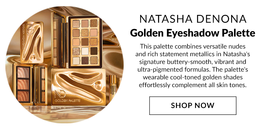 Golden Eyeshadow Palette - SHOP NOW >