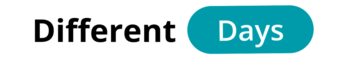 Different Days, Different Vibes, Different Sprays