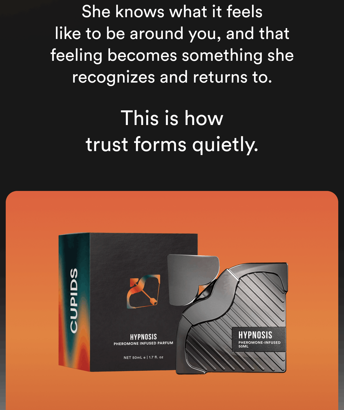 She knows what it feels like to be around you, and that feeling becomes something she recognizes and returns to. This is how trust forms quietly.