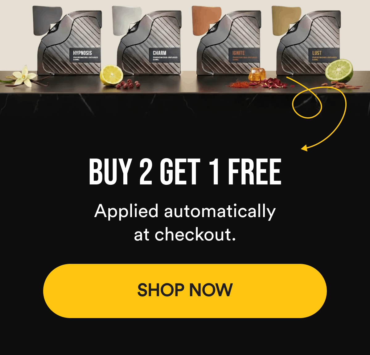 Buy 2 Get 1 free. Applied automatically at checkout. Shop Now.