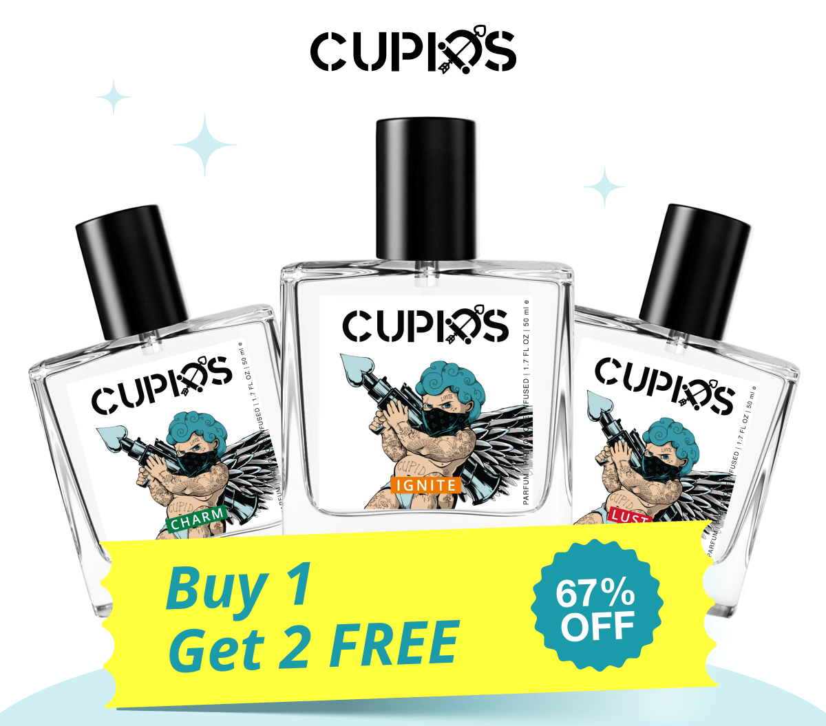 Cupids. Buy 1 Get 2 FREE - 67% OFF
