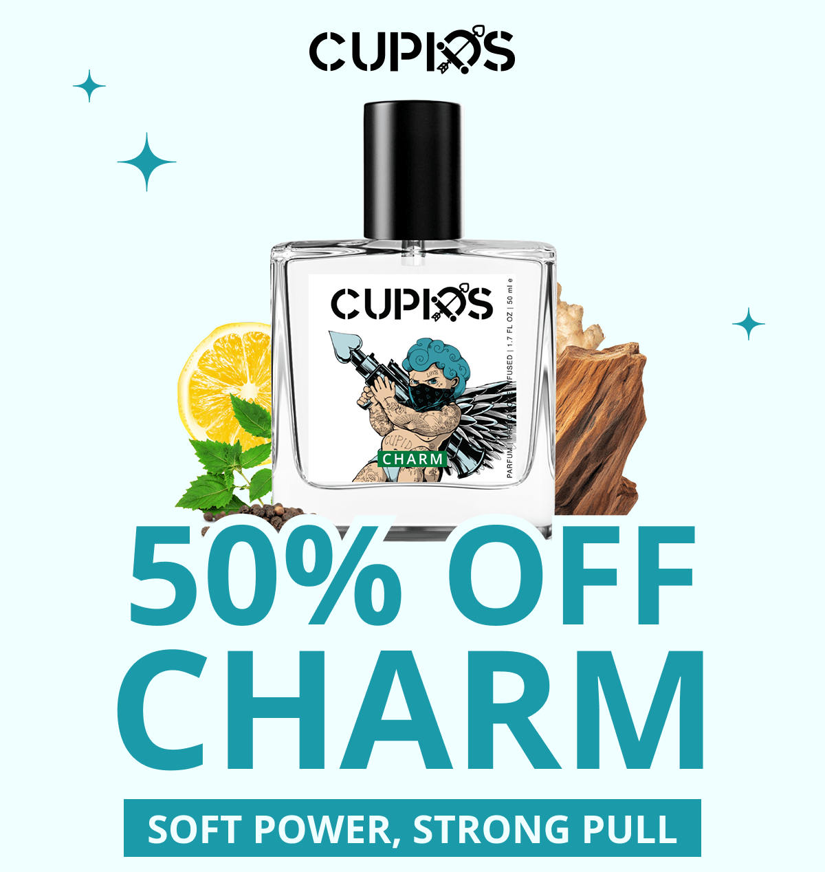 Cupids. 50% OFF Charm Soft Power, Strong Pull