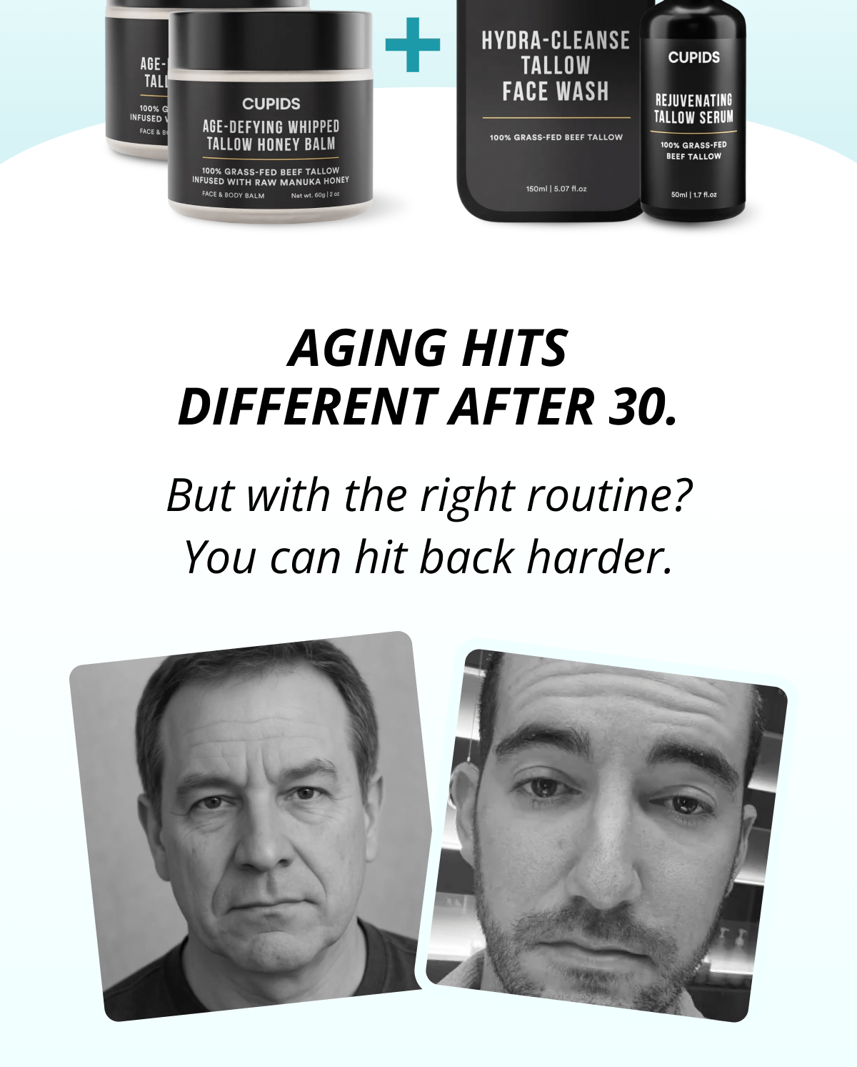 Aging hits different after 30. But with the right routine? You can hit back harder.