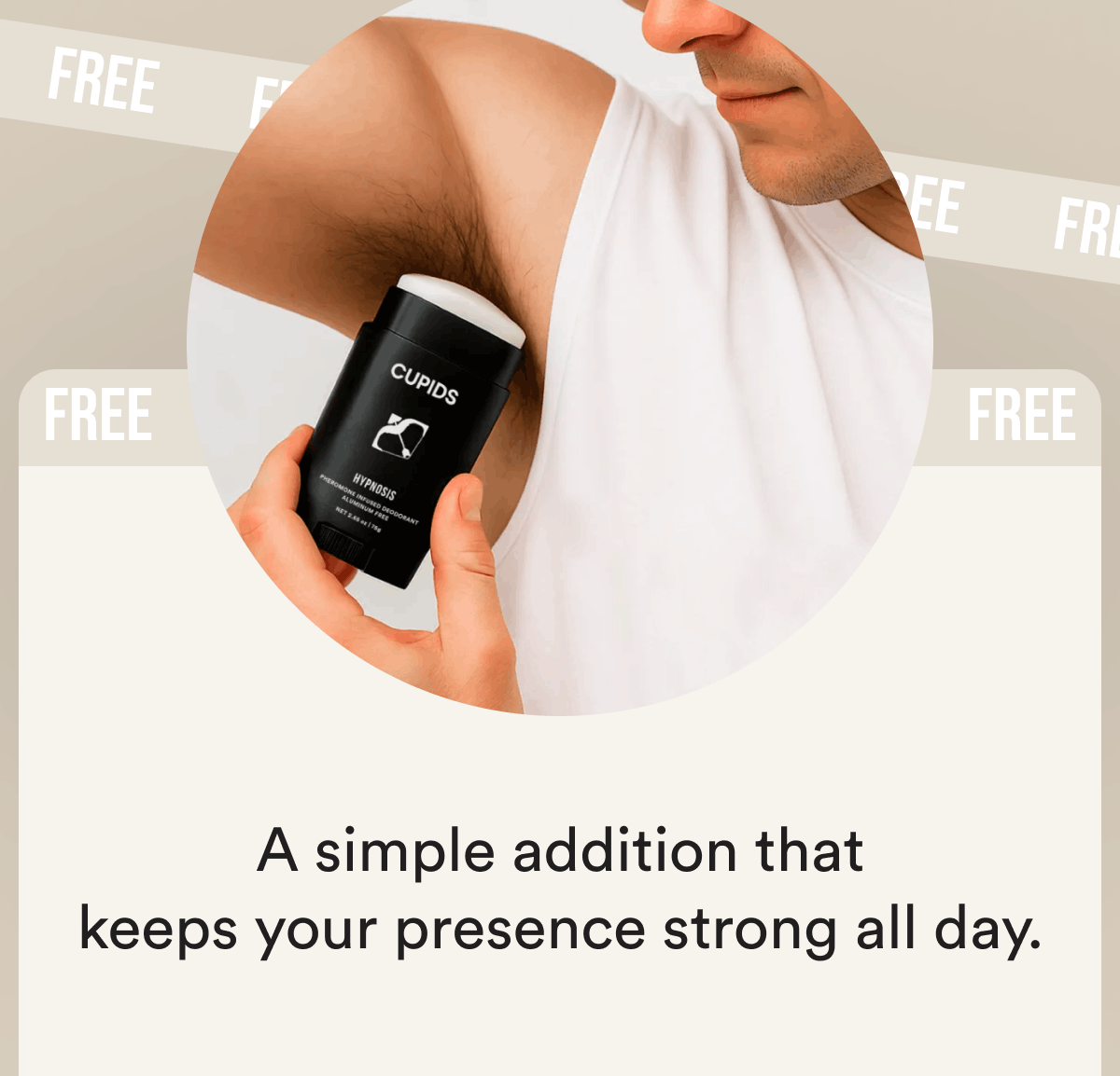 A simple addition that keeps your presence strong all day.