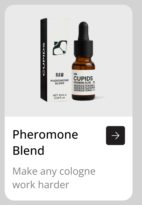 Pheromone Blend: Make any cologne work harder.