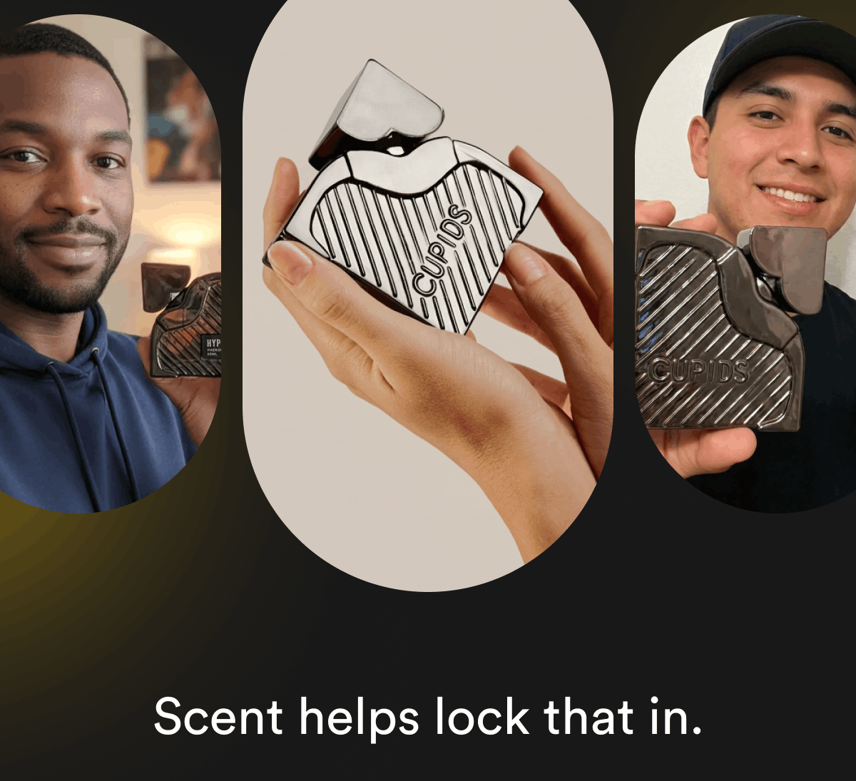 Scent helps lock that in. It
