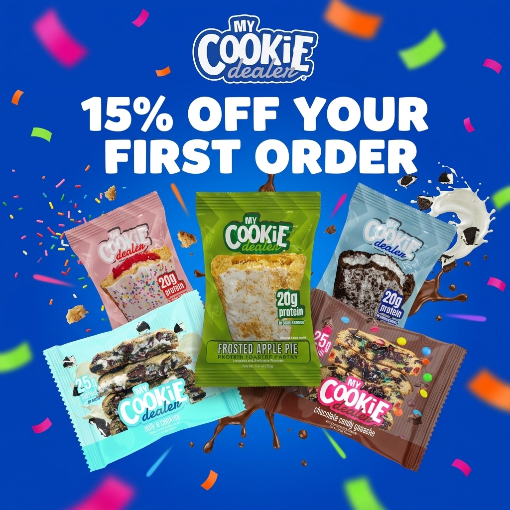 25g Strawberry Toaster Pastry Protein Cookie – My Cookie Dealer