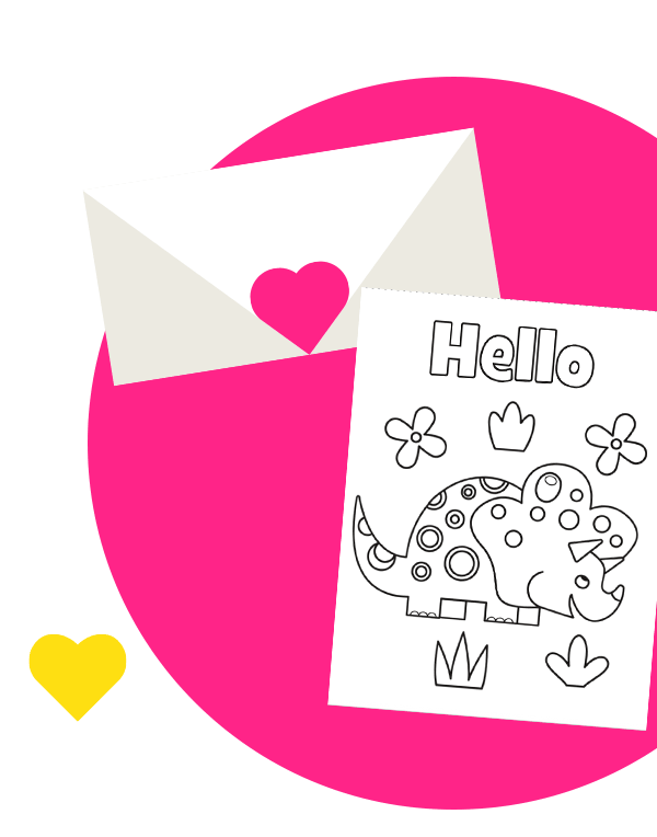Article: Free Coloring Card Printables.