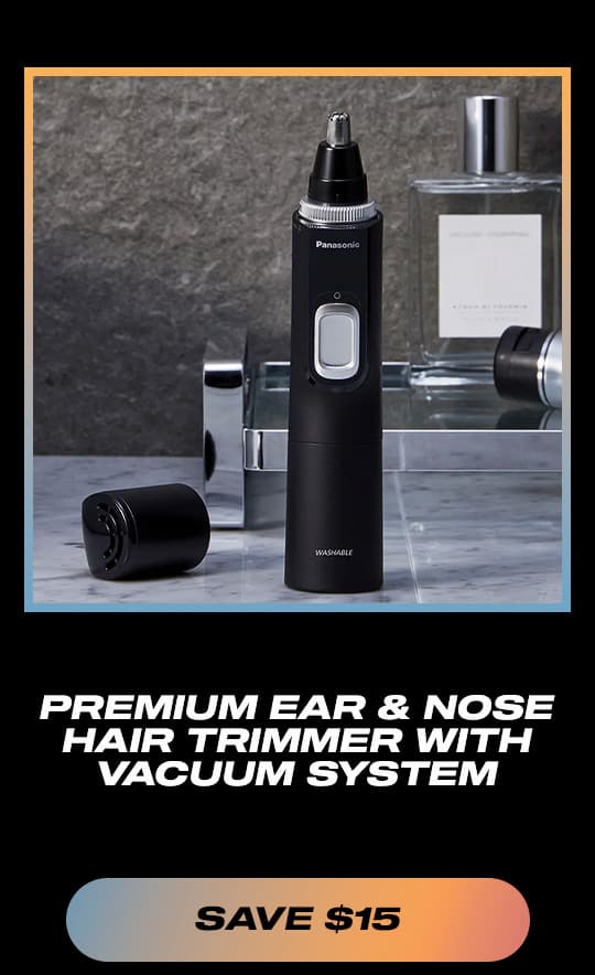 Shop Premium Ear & Nose Hair Trimmer with Vacuum System and Save $15