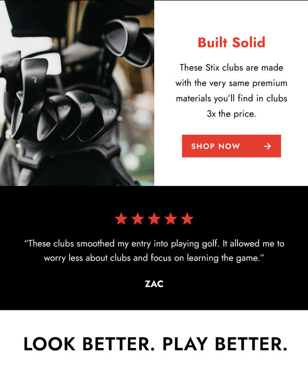 Built Solid - Shop Clubs Sets