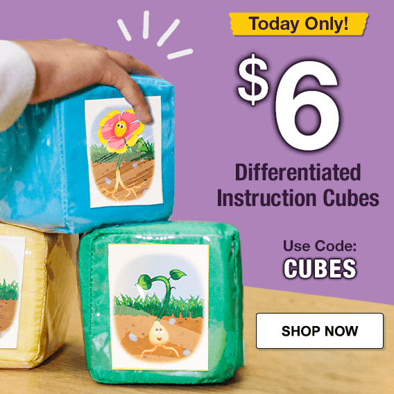 Today Only! 6 Differentiated Instruction Cubes CarsonDellosa Publishing