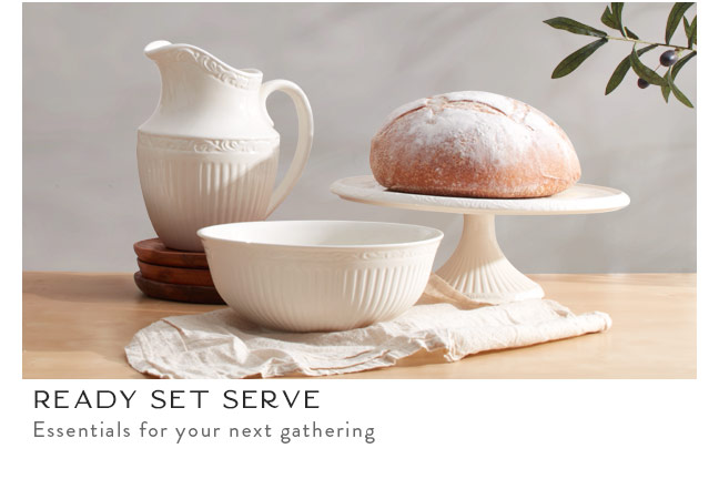 Ready Set Serve... Shop Serveware Essentials