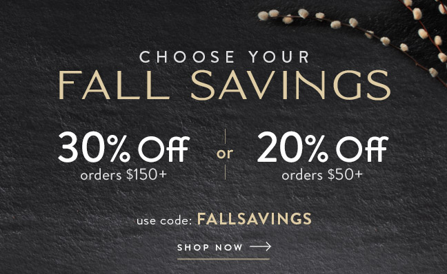 Choose Your Fall Savings