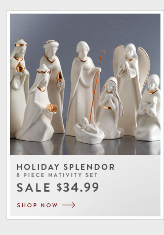 Shop Holiday Splendor Nativity Set