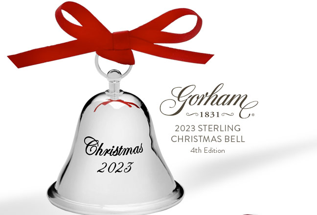 Gorham® 2023 Sterling Christmas Bell