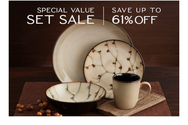 Special Value Set Sale | Save up to 61% Off
