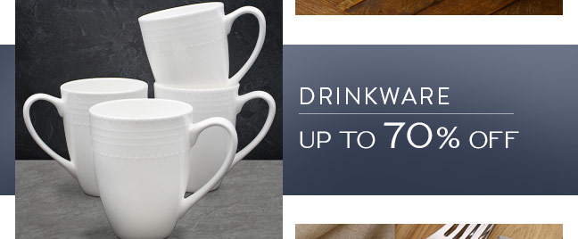 Shop Drinkware and Save up to 70% Off