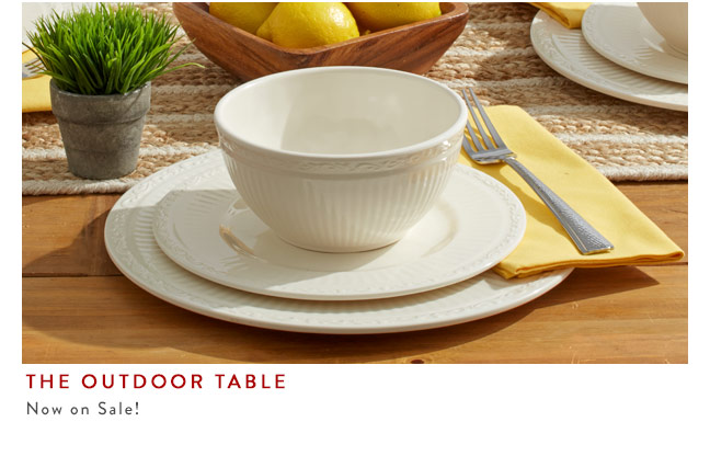 The Outdoor Table * Now on Sale!